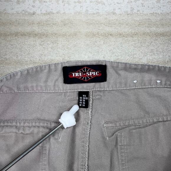 Vintage Tru Spec Tactical Pants Light Tan Baggy Wide Leg Fit Cargos Military 90s - Picture 4 of 4